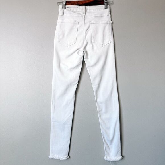 Just Black White Skinny Jean Size 24 - Picture 5 of 8